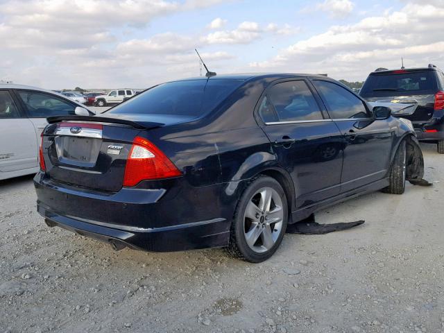 3FAHP0KC5AR129610 - 2010 FORD FUSION SPO BLACK photo 4