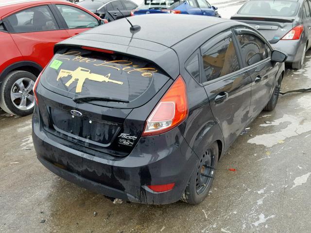 3FADP4TJXJM143521 - 2018 FORD FIESTA S BLACK photo 4