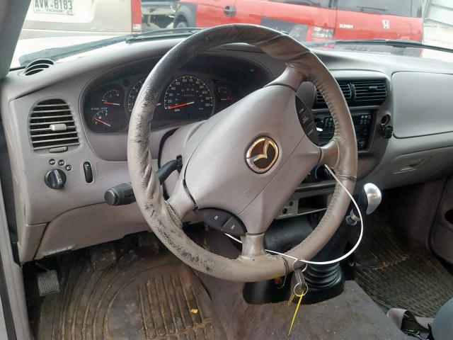 4F4YR16U11TM03095 - 2001 MAZDA B3000 CAB SILVER photo 9