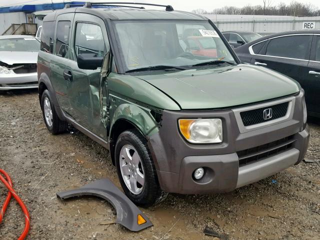 5J6YH28503L007020 - 2003 HONDA ELEMENT EX GREEN photo 1