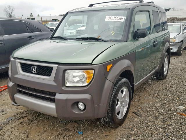 5J6YH28503L007020 - 2003 HONDA ELEMENT EX GREEN photo 2