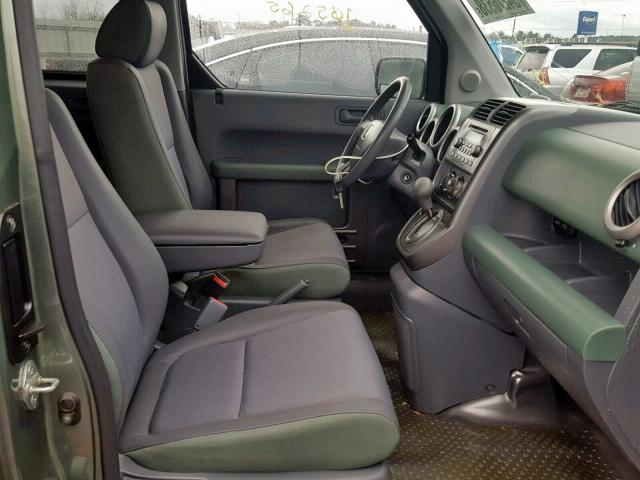 5J6YH28503L007020 - 2003 HONDA ELEMENT EX GREEN photo 5