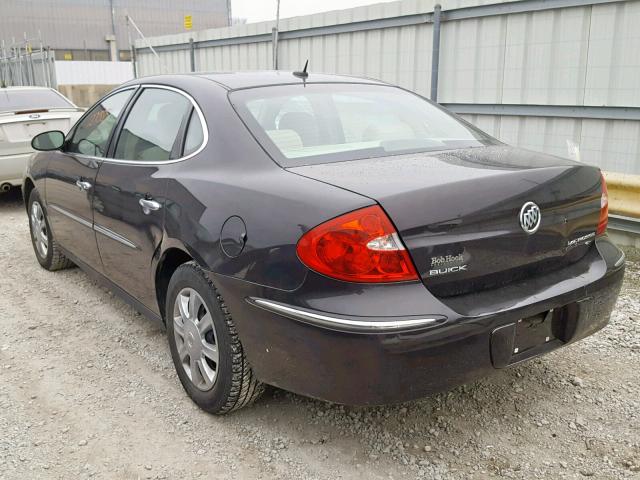 2G4WC582881169330 - 2008 BUICK LACROSSE C CHARCOAL photo 3