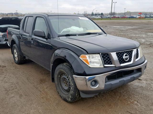 1N6AD07W77C401215 - 2007 NISSAN FRONTIER C BLACK photo 1