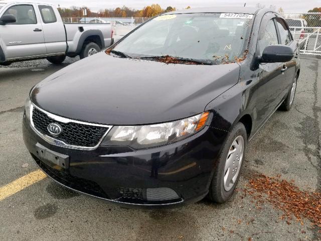 KNAFU4A25D5688329 - 2013 KIA FORTE EX BLACK photo 2