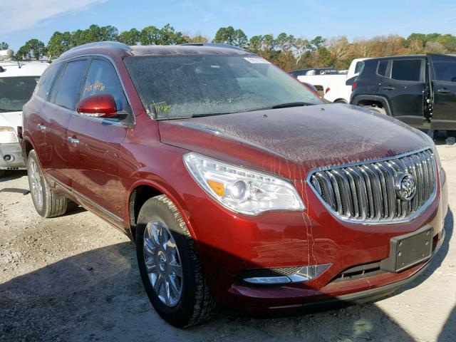 5GAKRBKD6HJ329223 - 2017 BUICK ENCLAVE RED photo 1