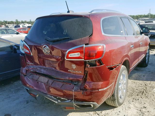 5GAKRBKD6HJ329223 - 2017 BUICK ENCLAVE RED photo 4