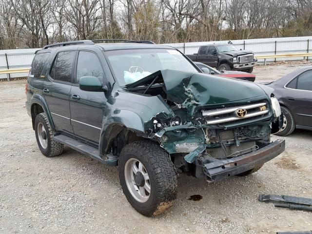 5TDBT48A74S220825 - 2004 TOYOTA SEQUOIA LI GREEN photo 1