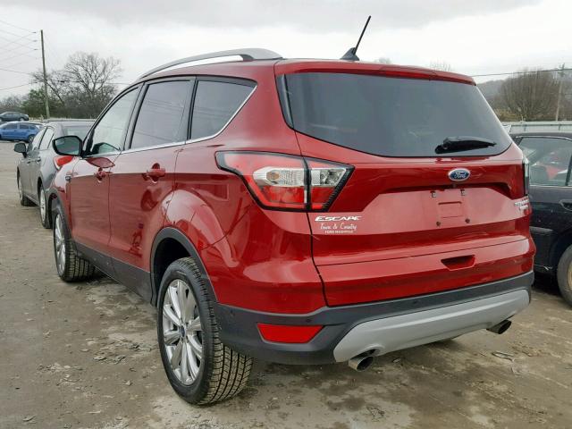 1FMCU9J92JUA69264 - 2018 FORD ESCAPE TIT MAROON photo 3