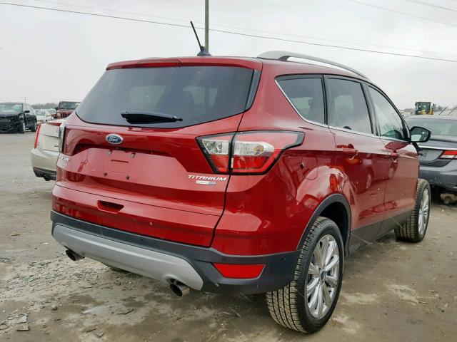 1FMCU9J92JUA69264 - 2018 FORD ESCAPE TIT MAROON photo 4