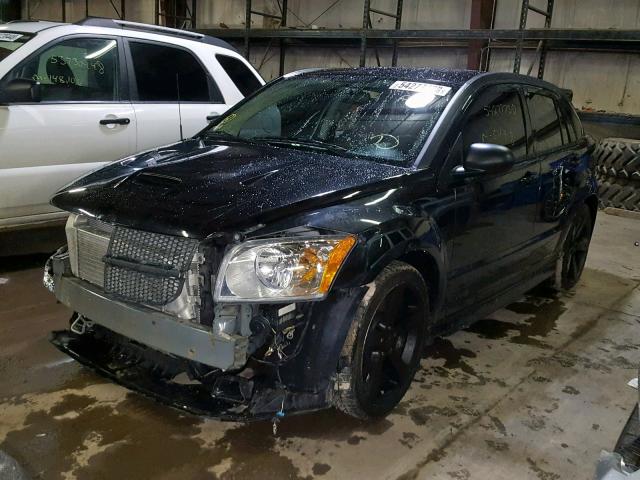 1B3HB68F48D675400 - 2008 DODGE CALIBER SR BLACK photo 2