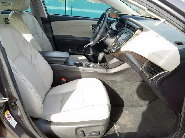4T1BK1EB7GU206501 - 2016 TOYOTA AVALON XLE GRAY photo 5