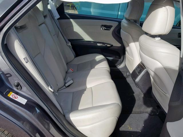 4T1BK1EB7GU206501 - 2016 TOYOTA AVALON XLE GRAY photo 6