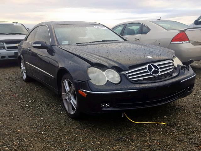 WDBTJ65JX5F133012 - 2005 MERCEDES-BENZ CLK 320C BLACK photo 1