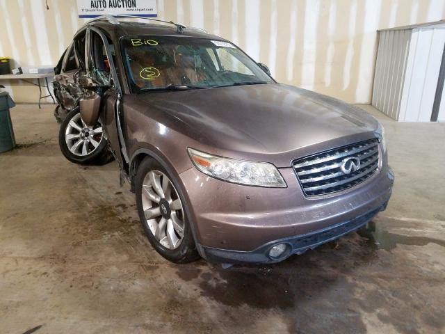 JNRAS08U55X104214 - 2005 INFINITI FX35 BROWN photo 1