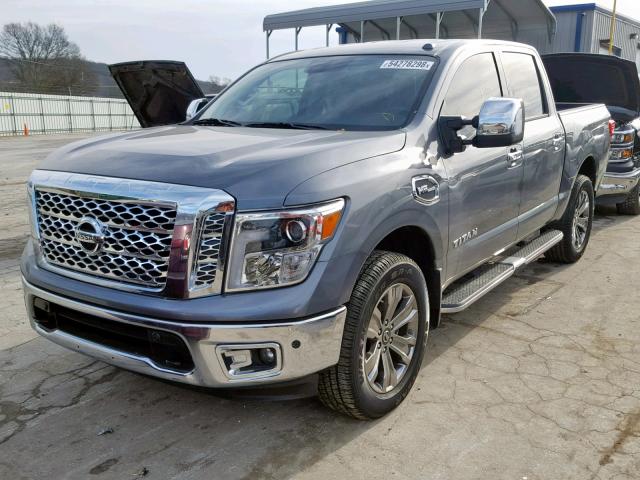 1N6AA1E50HN565078 - 2017 NISSAN TITAN SV GRAY photo 2