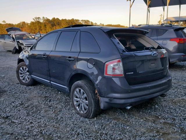 2FMDK39C47BB09771 - 2007 FORD EDGE SEL P BLACK photo 3