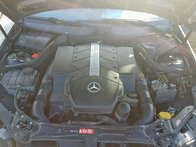 WDBTJ75J64F101078 - 2004 MERCEDES-BENZ CLK 500 BLACK photo 7