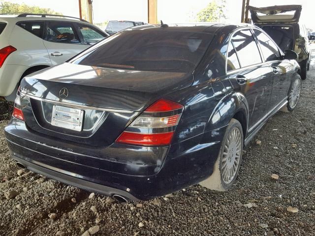 WDDNG71X28A166859 - 2008 MERCEDES-BENZ S 550 BLACK photo 4