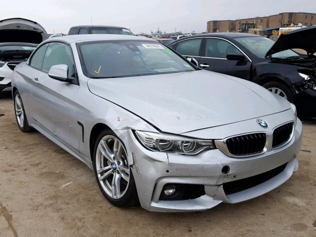 WBA3T3C57EJ877239 - 2014 BMW 435 I SILVER photo 1