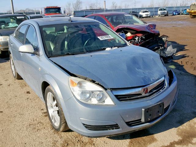 1G8ZS57N98F295411 - 2008 SATURN AURA XE BLUE photo 1