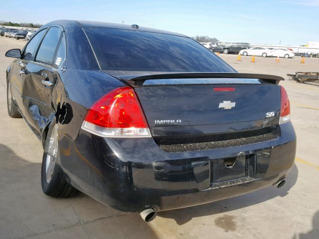 2G1WD58CX69326759 - 2006 CHEVROLET IMPALA SUP 黑色 照片 3