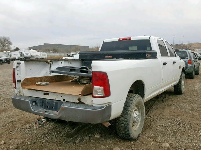 3C6TD5HT7CG229876 - 2012 DODGE RAM 2500 S WHITE photo 4