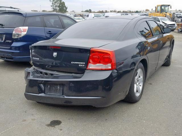 2B3KA33V99H515085 - 2009 DODGE CHARGER SX BLACK photo 4