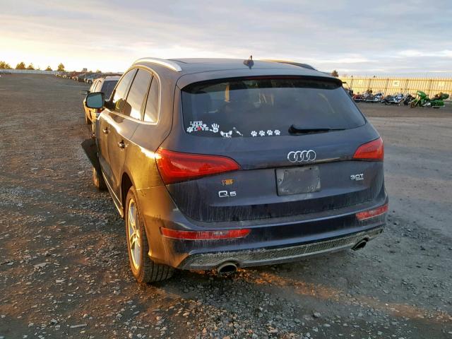 WA1WGAFP6DA047690 - 2013 AUDI Q5 PRESTIG BLACK photo 3