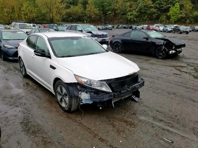 KNAGM4AD5B5003460 - 2011 KIA OPTIMA HYB WHITE photo 1