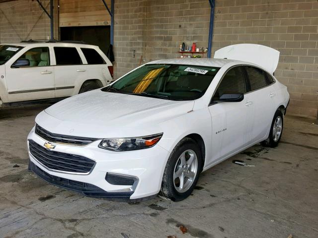 1G1ZB5ST0GF291721 - 2016 CHEVROLET MALIBU LS 白色 照片 2