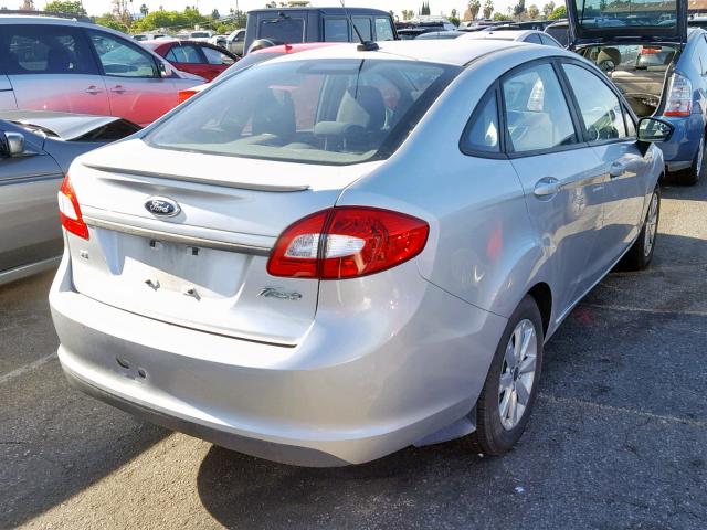 3FADP4BJXCM216035 - 2012 FORD FIESTA SE SILVER photo 4