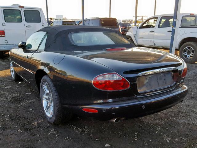 SAJDA42C02NA28047 - 2002 JAGUAR XK8 BLACK photo 3