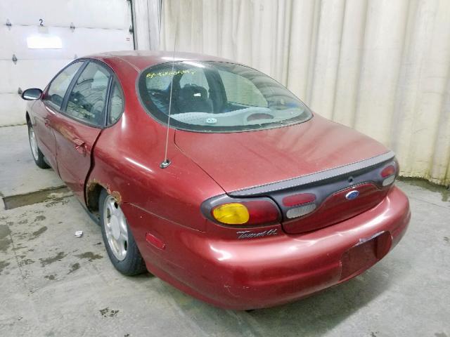 1FALP52U7TG285142 - 1996 FORD TAURUS GL RED photo 3