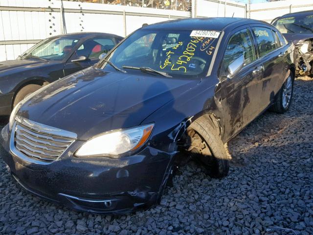 1C3BC2FG4BN520552 - 2011 CHRYSLER 200 LIMITE BLACK photo 2