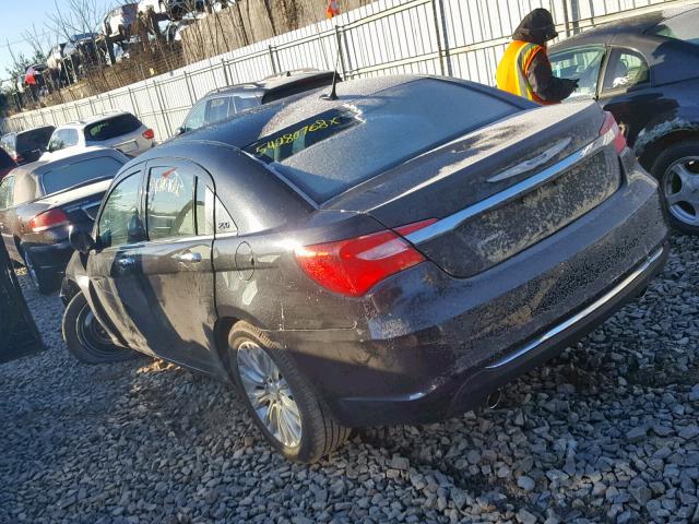 1C3BC2FG4BN520552 - 2011 CHRYSLER 200 LIMITE BLACK photo 3