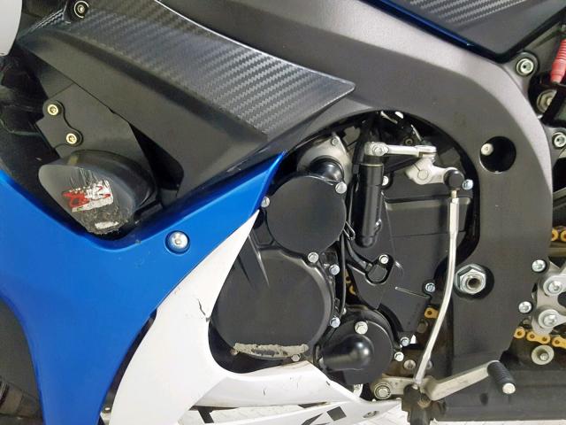 JS1GR7MA8D2102358 - 2013 SUZUKI GSX-R750 BLUE photo 12