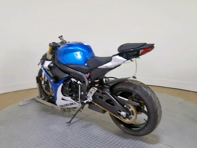 JS1GR7MA8D2102358 - 2013 SUZUKI GSX-R750 BLUE photo 6