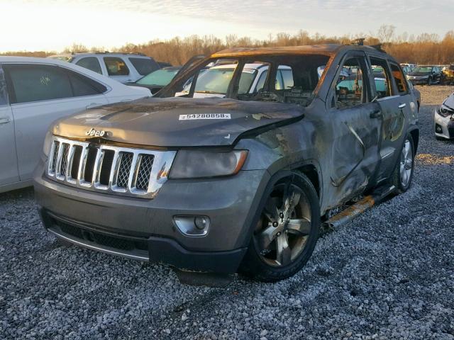 1J4RR6GT3BC633300 - 2011 JEEP GRAND CHER GRAY photo 2