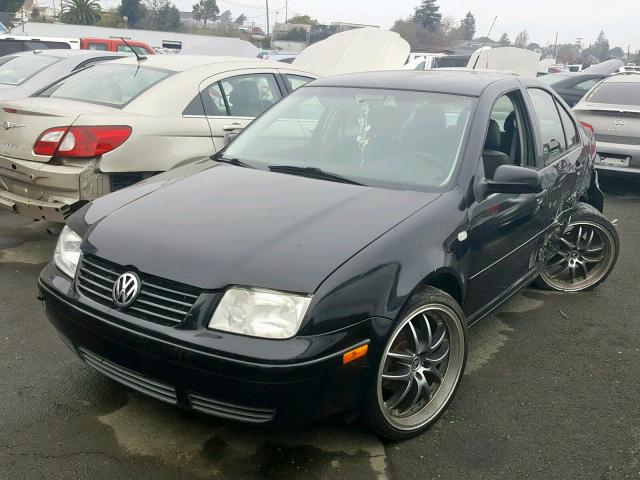 3VWRA29M6YM003822 - 2000 VOLKSWAGEN JETTA GL BLACK photo 2