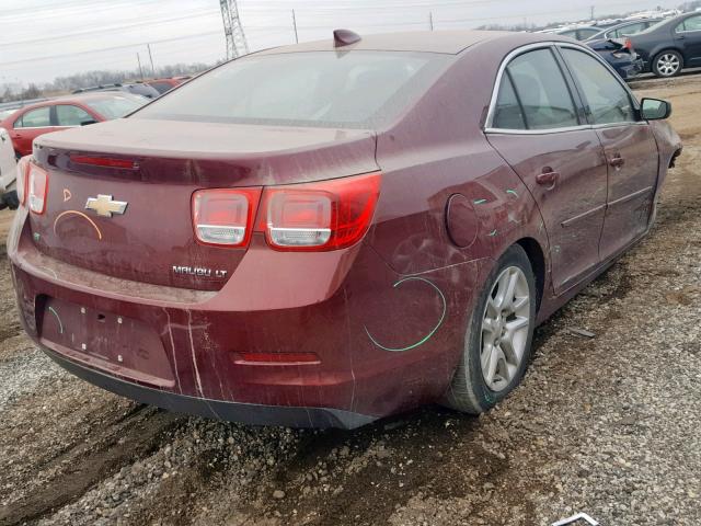 1G11C5SA1GF166137 - 2016 CHEVROLET MALIBU LIM 勃艮第红 照片 4