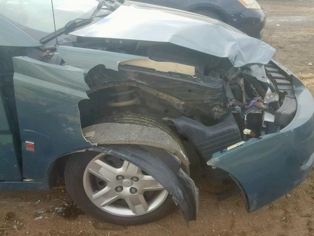 1G8AJ55F47Z144923 - 2007 SATURN ION LEVEL BLUE photo 9