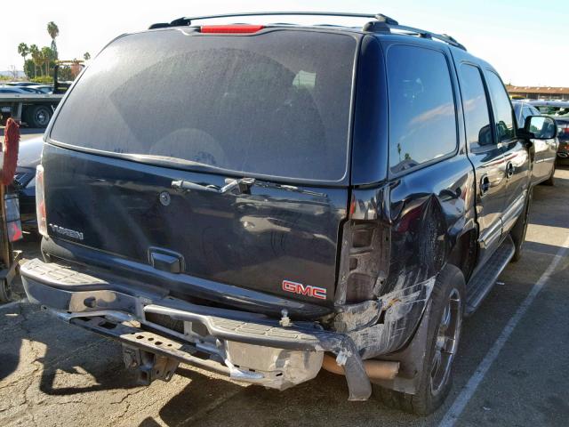 1GKEC13T64R288640 - 2004 GMC YUKON BLACK photo 4