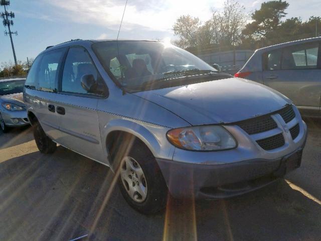 1B4GP25381B209594 - 2001 DODGE CARAVAN SE SILVER photo 1