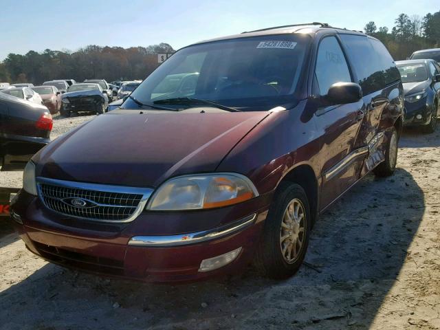 2FMZA5249YBB60224 - 2000 FORD WINDSTAR S BURGUNDY photo 2