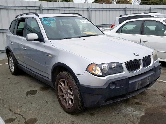 WBXPA73444WC43483 - 2004 BMW X3 2.5I SILVER photo 1