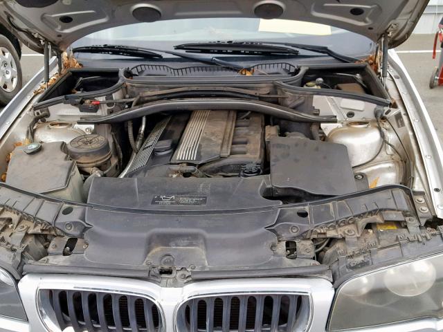 WBXPA73444WC43483 - 2004 BMW X3 2.5I SILVER photo 7