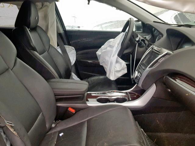 19UUB2F51HA000316 - 2017 ACURA TLX TECH GRAY photo 5