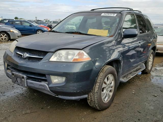 2HNYD18933H535110 - 2003 ACURA MDX TOURIN GREEN photo 2