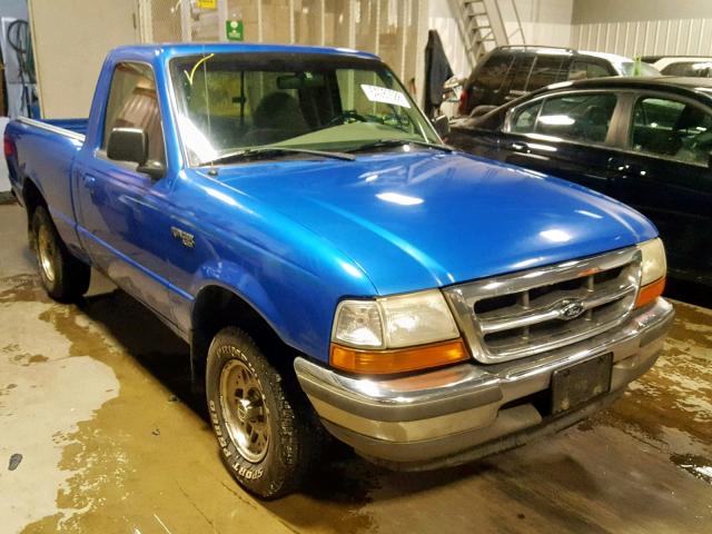 1FTYR10C7WUA74834 - 1998 FORD RANGER BLUE photo 1